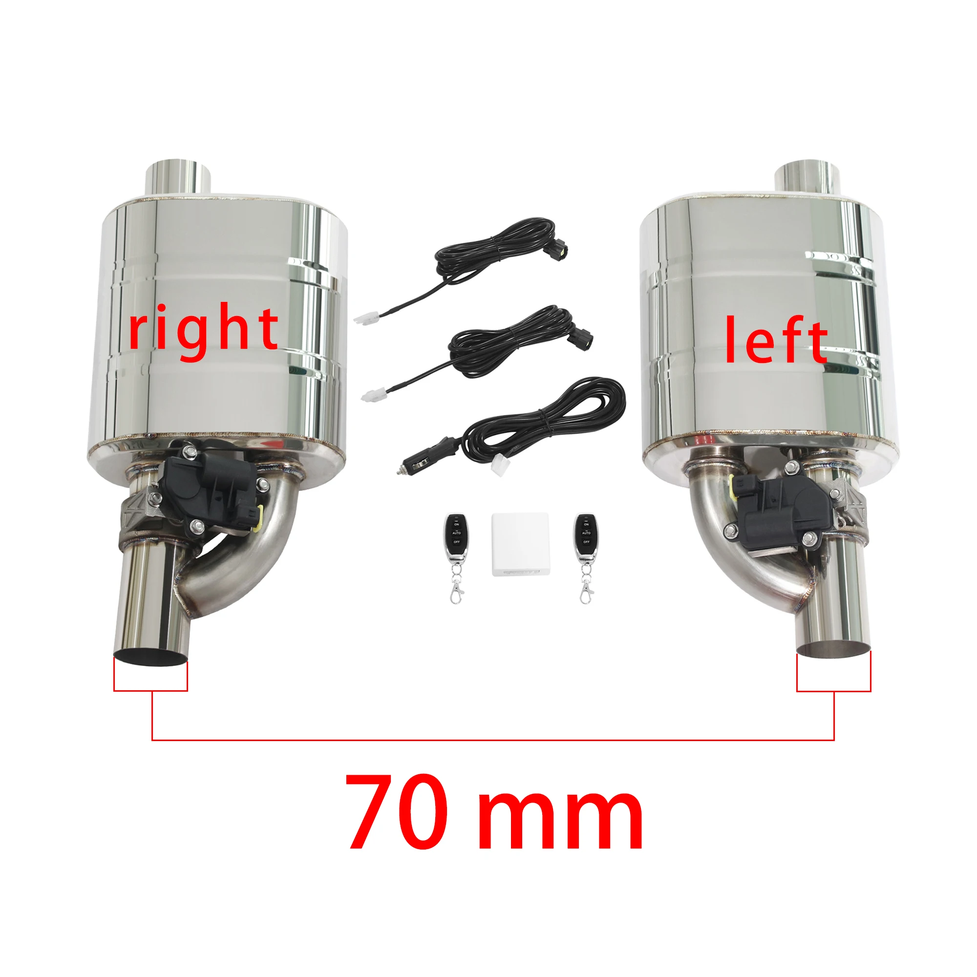 

Taibosi Универсальный 51 63, 70 76 мм Автомобильная выхлопная система Электрический клапан Глушитель Комплект дистанционного управления Инструменты для выреза из нержавеющей стали