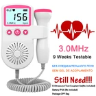 Фетальный допплер с аккумулятором, мониторинг сердечного ритма плода на 3,0 м, мониторинг сердечного ритма плода, для беременных женщин после 9 недель