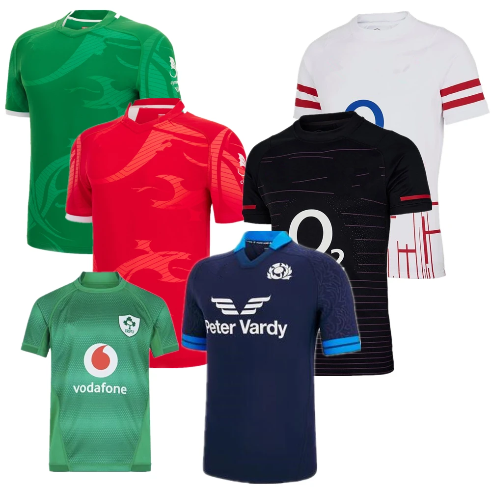 

new 2023 Scotland Ireland Wales Home away rugby jersey Welsh SCOTLAND Rugby Shirt big size 4xl 5xl
