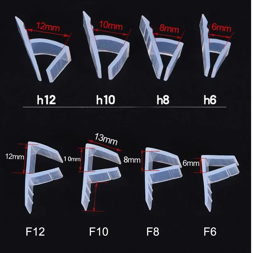 1 метр F/h/U силиконовая резина для душевой комнаты двери окна стекла