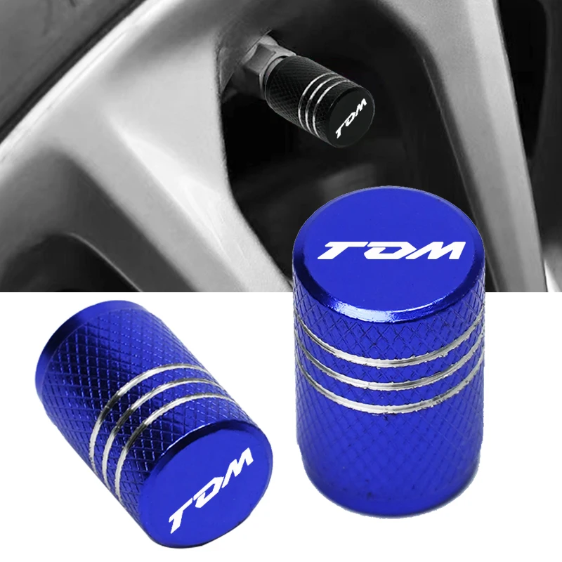 

For YAMAHA TDM 850 TDM850 TDM 900 TDM900 All Years Accessories Motorcycle CNC Aluminum Tire Valve Air Port Stem Cover Caps