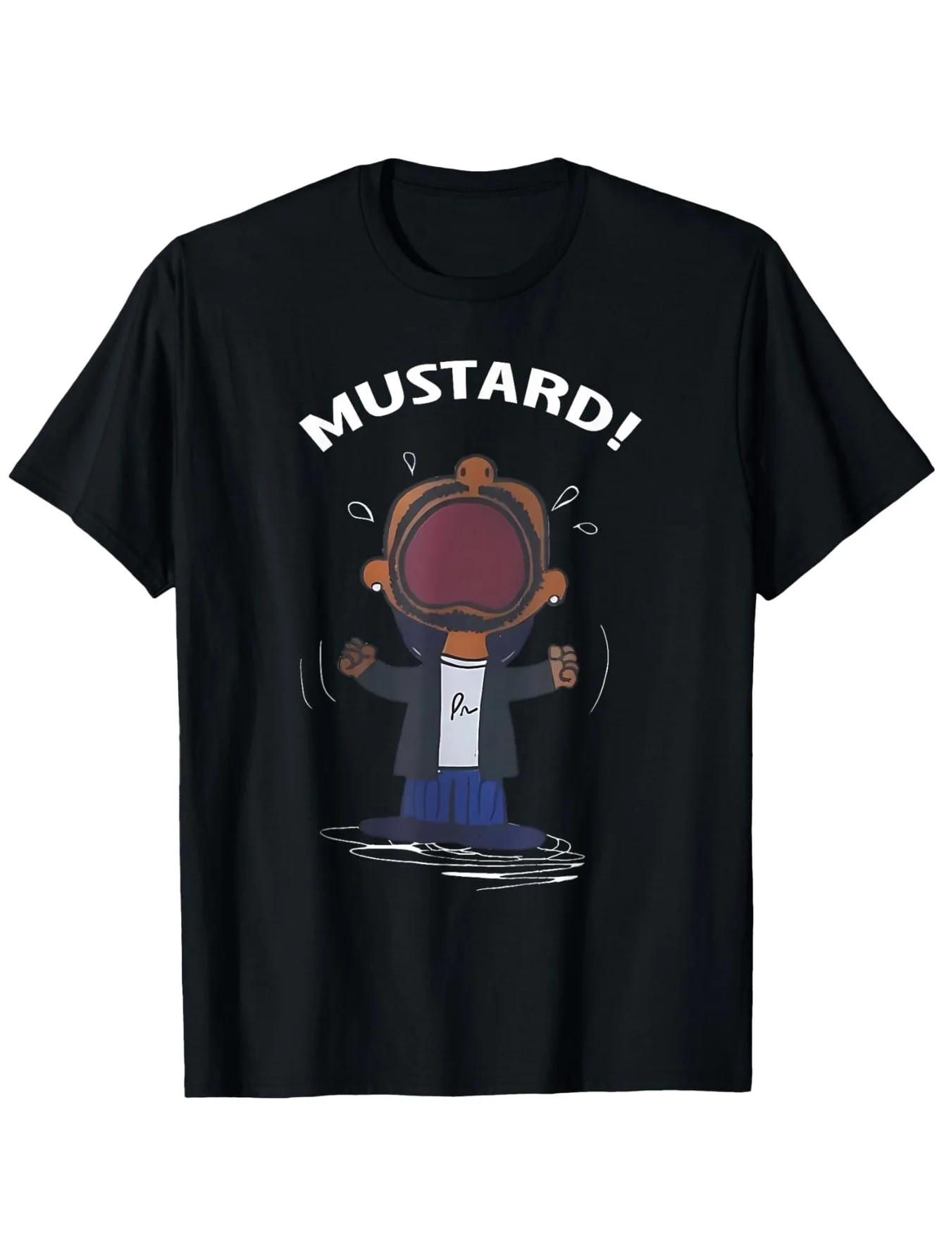 [Влагоотводящая хлопковая футболка] Мужская футболка с забавной