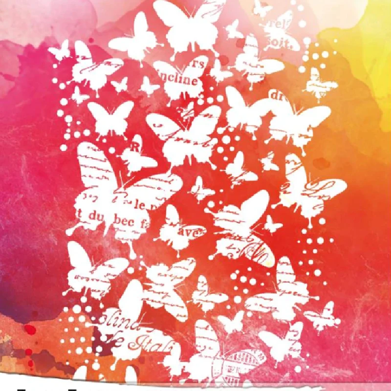 

1 шт./компл. бабочки DIY слойные трафареты рисунок искусственная кожа декоративный шаблон