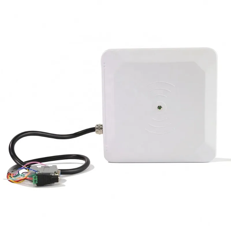 

7dbi Built-in Circularly Polarized Antenna Wiegand Output Interface 5m Intergrated 868Mh~915Mhz LED Fixed RFID UHF Reader