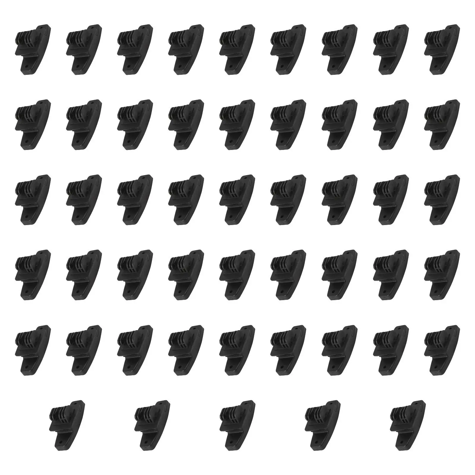 50Pcs Electric Fence Insulators Bracket Safe Black Sturdy Wood Post