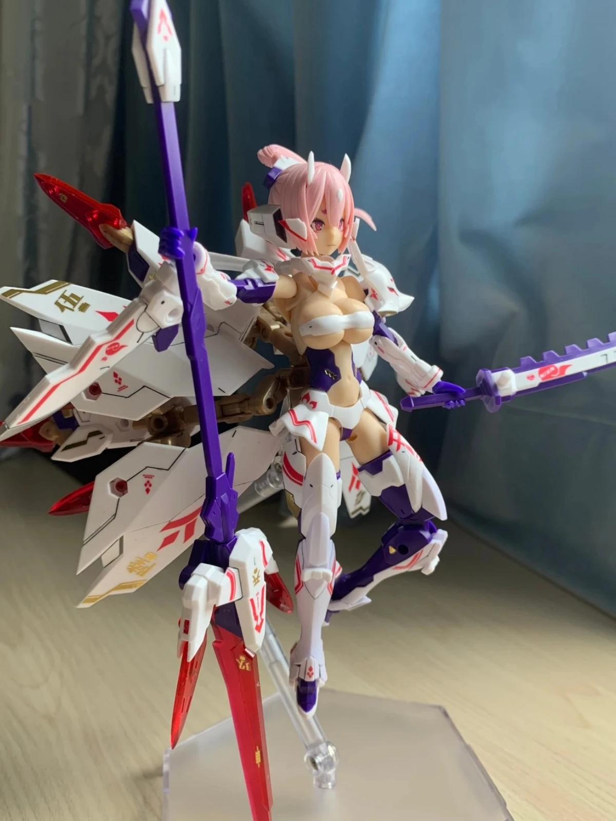 Фото В наличии: KOTOBUKIYA Goddess Device Choura Nine Tails, фигурка 1/1, модель, игрушка, подарок, коллекционный предмет, украшение. №3