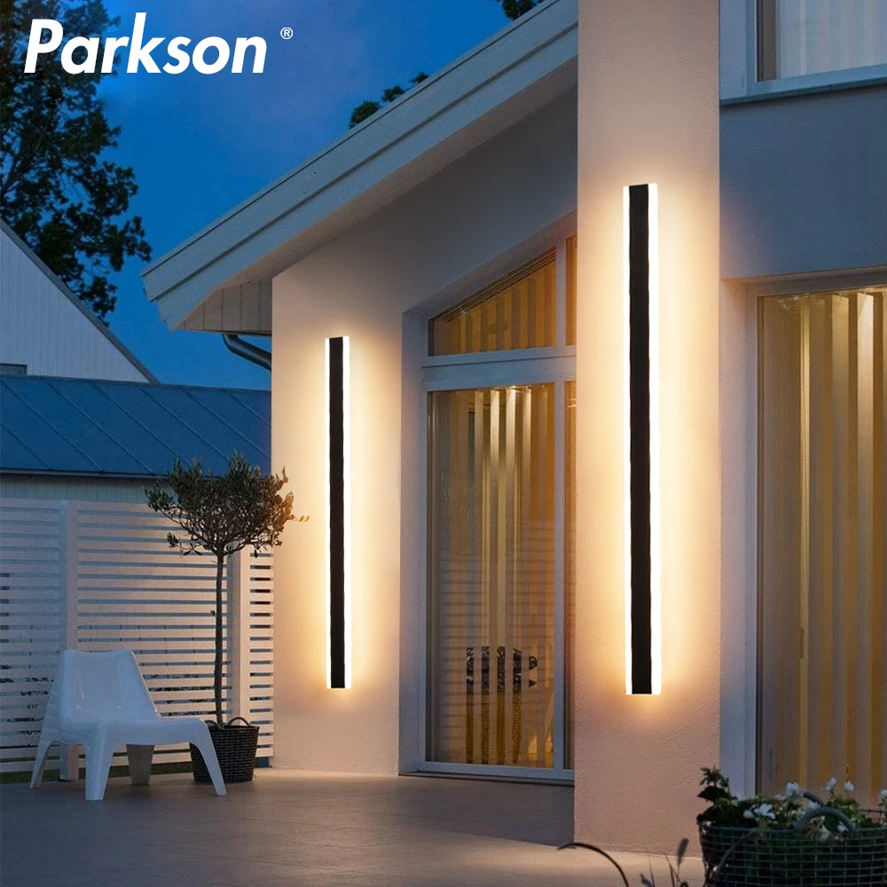 

Modern Waterproof Outdoor Long LED Wall Lamp IP65 Aluminum Wall Light Porch Sconce Light Outside Garden Lights Outdoor Lamp