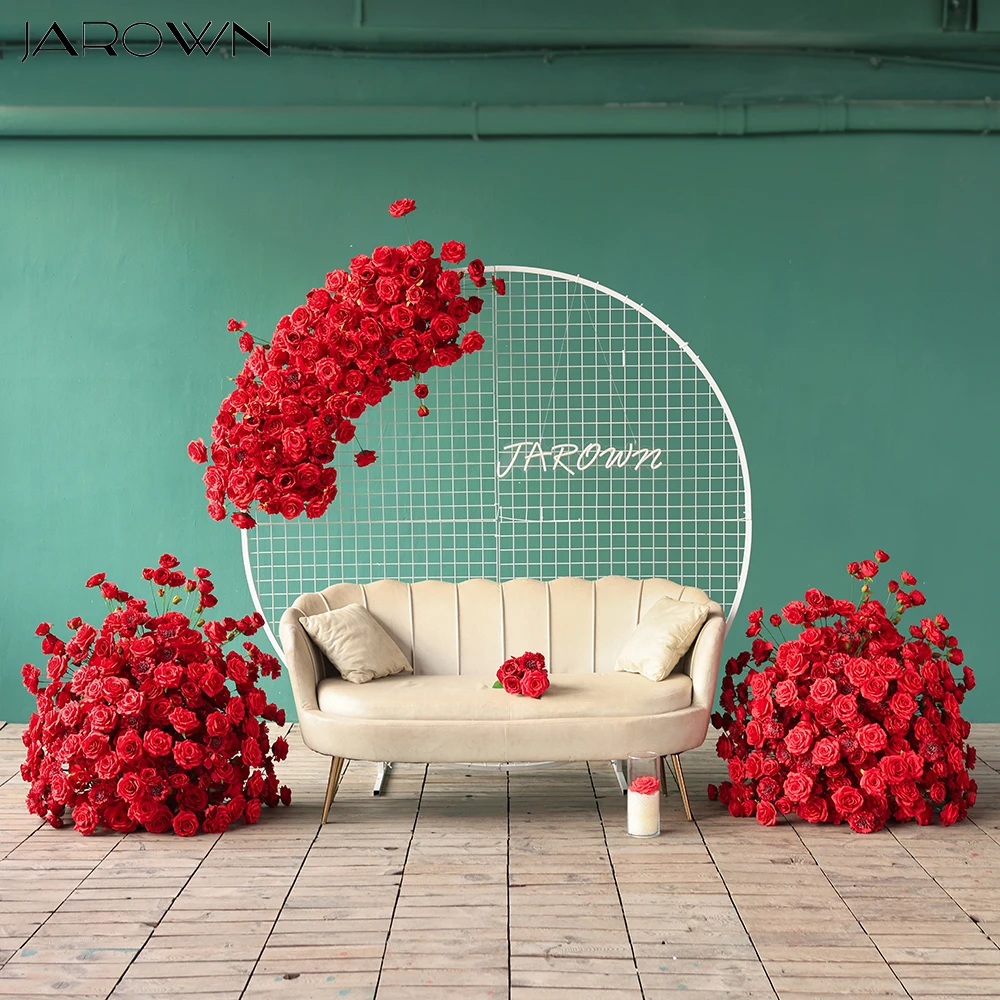 Роскошная красная роза гортензия искусственная поплавковая композиция для