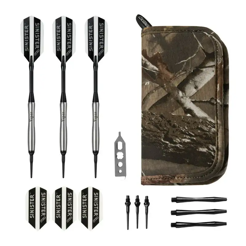 

Tungsten Soft Tip Darts Tapered Barrel 18 Grams and Hardwoods Camouflage Case Arrows for archery Broadhead Darts Tungsten da