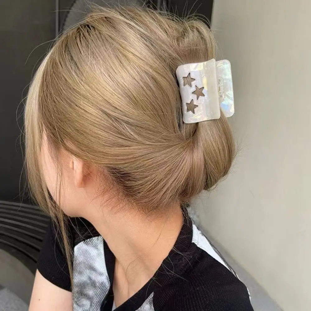

Temperament Acetic Acid Personality Star Hair Claw Women Hair Clips Korean Style Crab Clip Hair Accessories