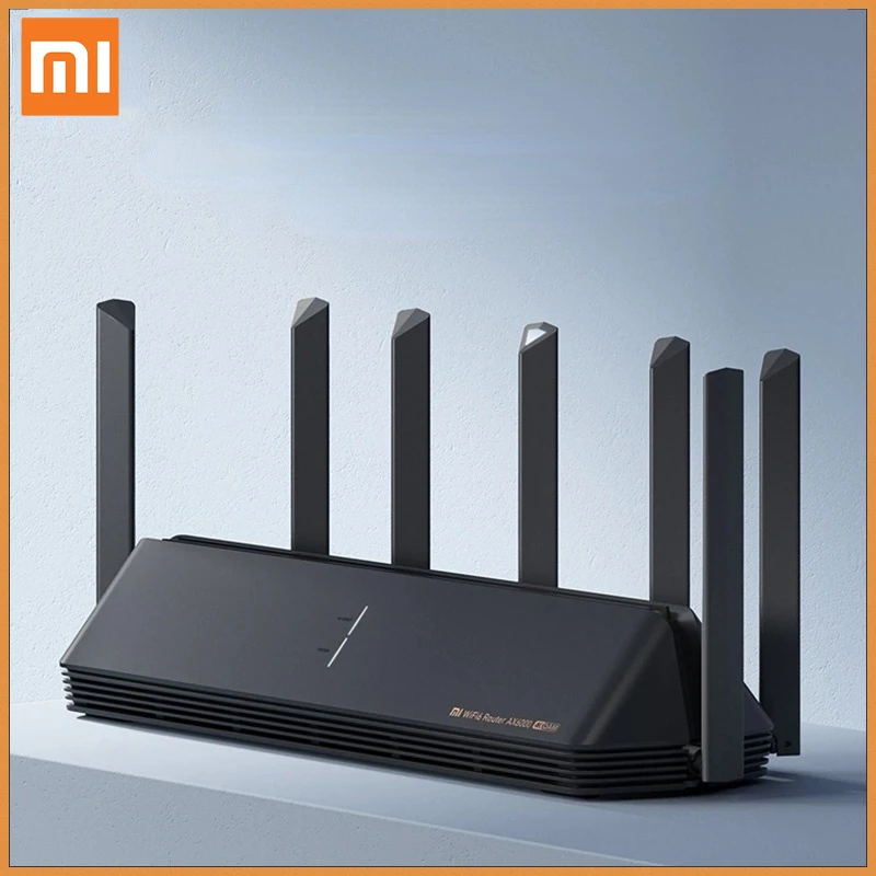

Беспроводной маршрутизатор Xiaomi WiFi AX6000 WiFi6 6000Mbs WiFi6 VPN 512 Мб сетчатый ретранслятор ЦП Qualcomm внешний сигнальный сетевой усилитель