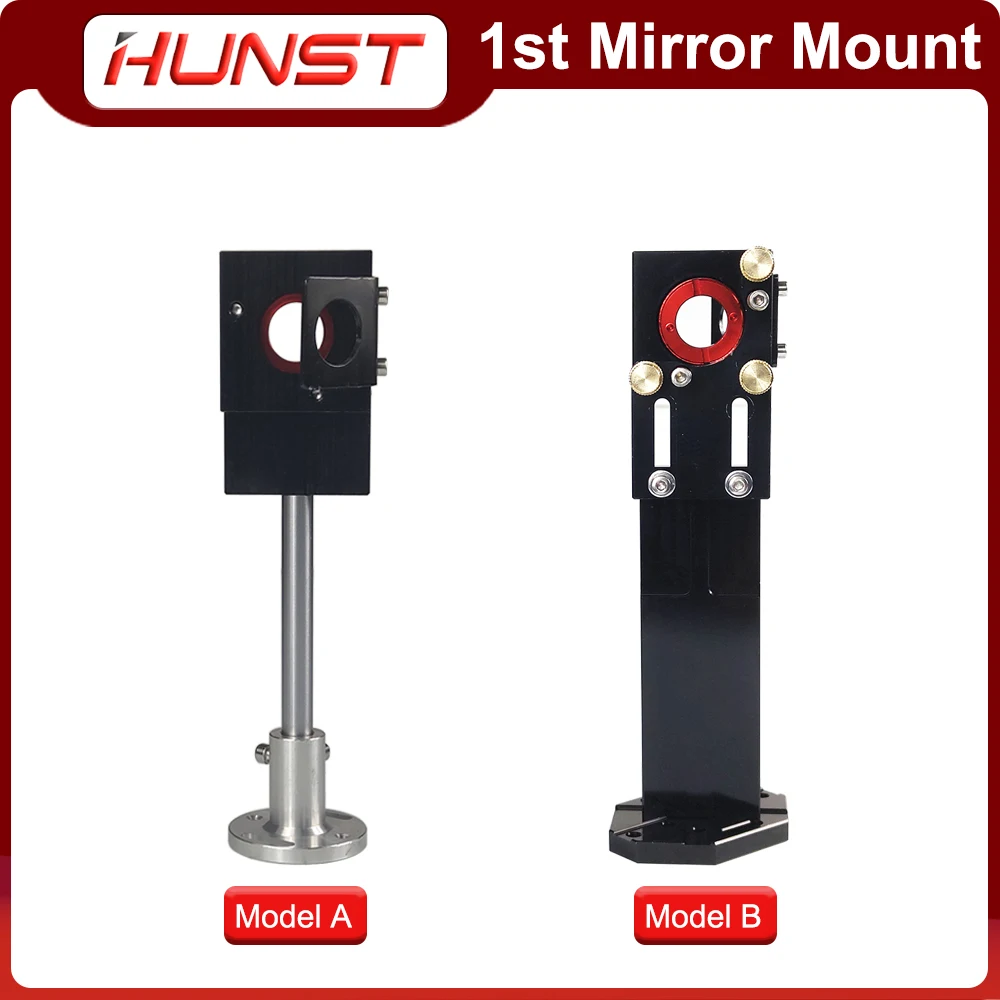 Enlarge HUNST Dia.25mm CO2 Laser Head First Mirror Mount Reflective Mirror 25mm Integrative Mount for Co2 Laser Cutting Machine