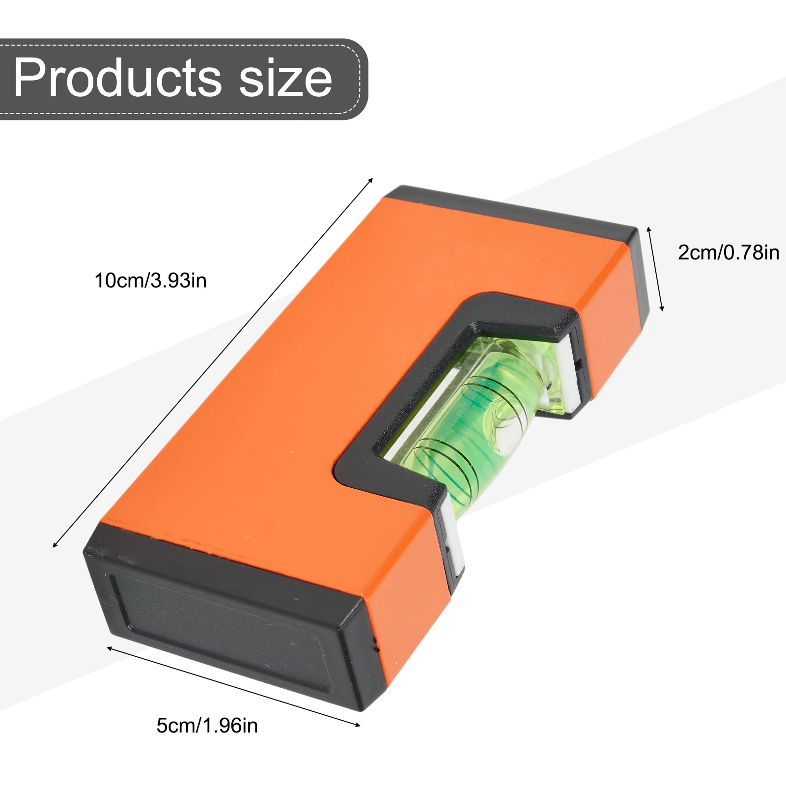 Магнитная горизонтальная линейка измеритель уровня пузырьков высокой точности