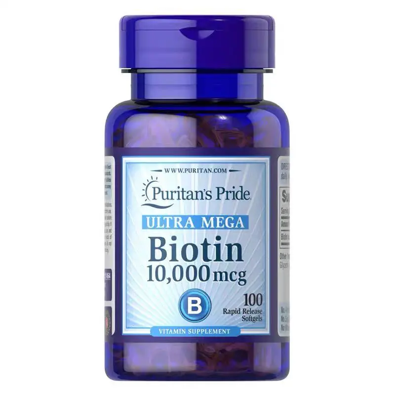 

Biotin Vitamin H Capsules Prevent Alopecia And White Hair. B Vitamins Are Essential Nutrients For Human Growth And Development