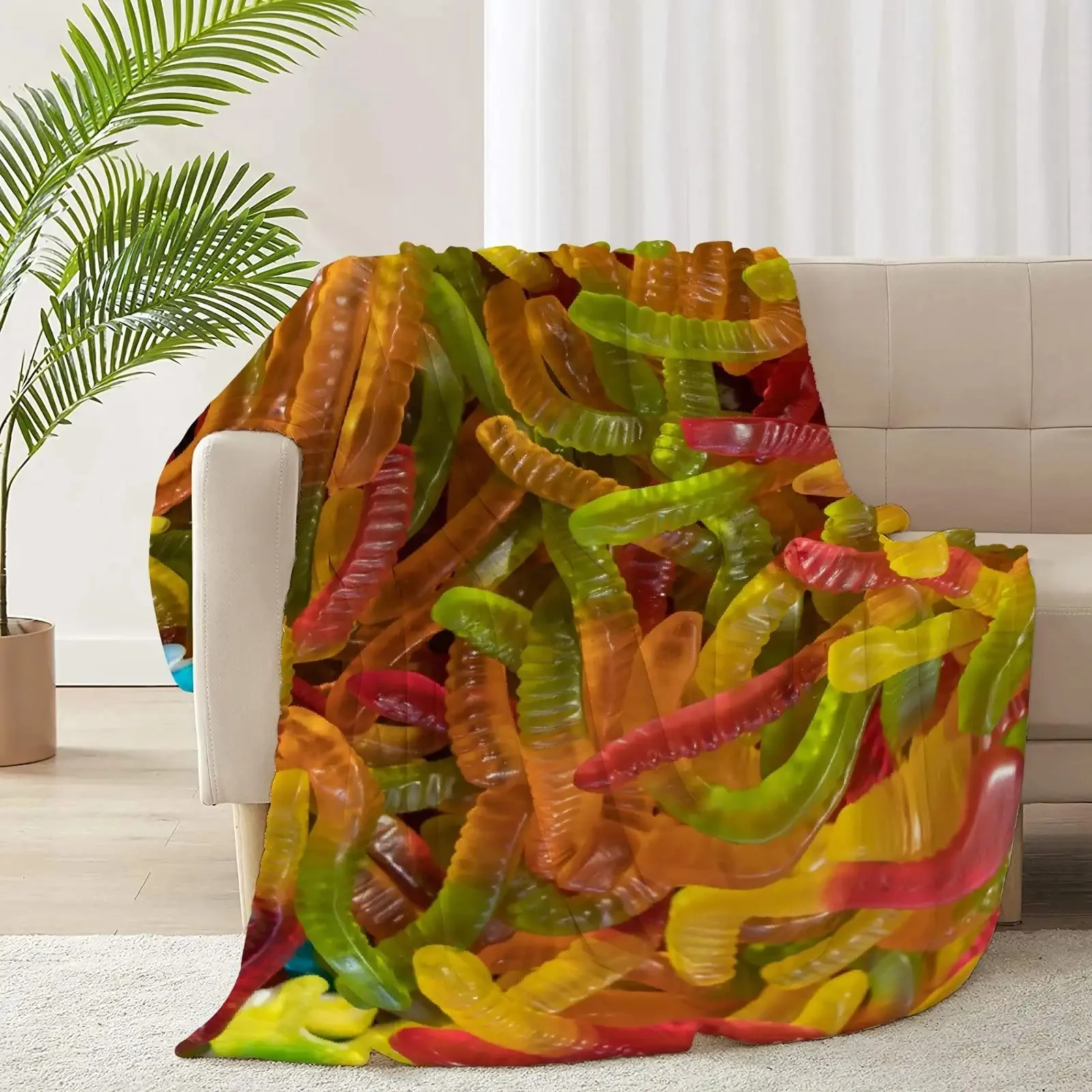 

Soft Warm Good Gifts for Boys and Girls or Pet Corn Blanket Food Throw Blanket for Sofa Couch Chair and Bed Flannel Lightweight