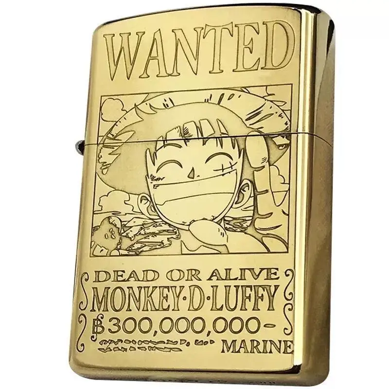 Pure Copper Engraving Flip Cover Anime Personalized Creative