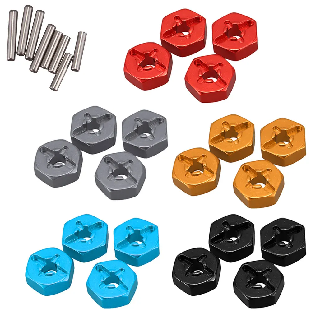 

Совершенно новый алюминиевый сплав 12 мм комбайнер ступицы колеса шестигранный адаптер обновления для Wltoys 144001 1/14 RC автомобильные запасные ч...