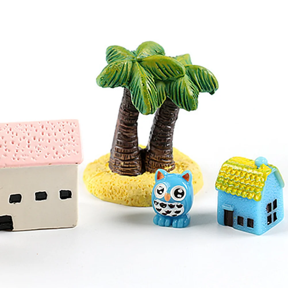 2 шт. миниатюрное дерево микроландшафтный декор песочный стол украшение торта