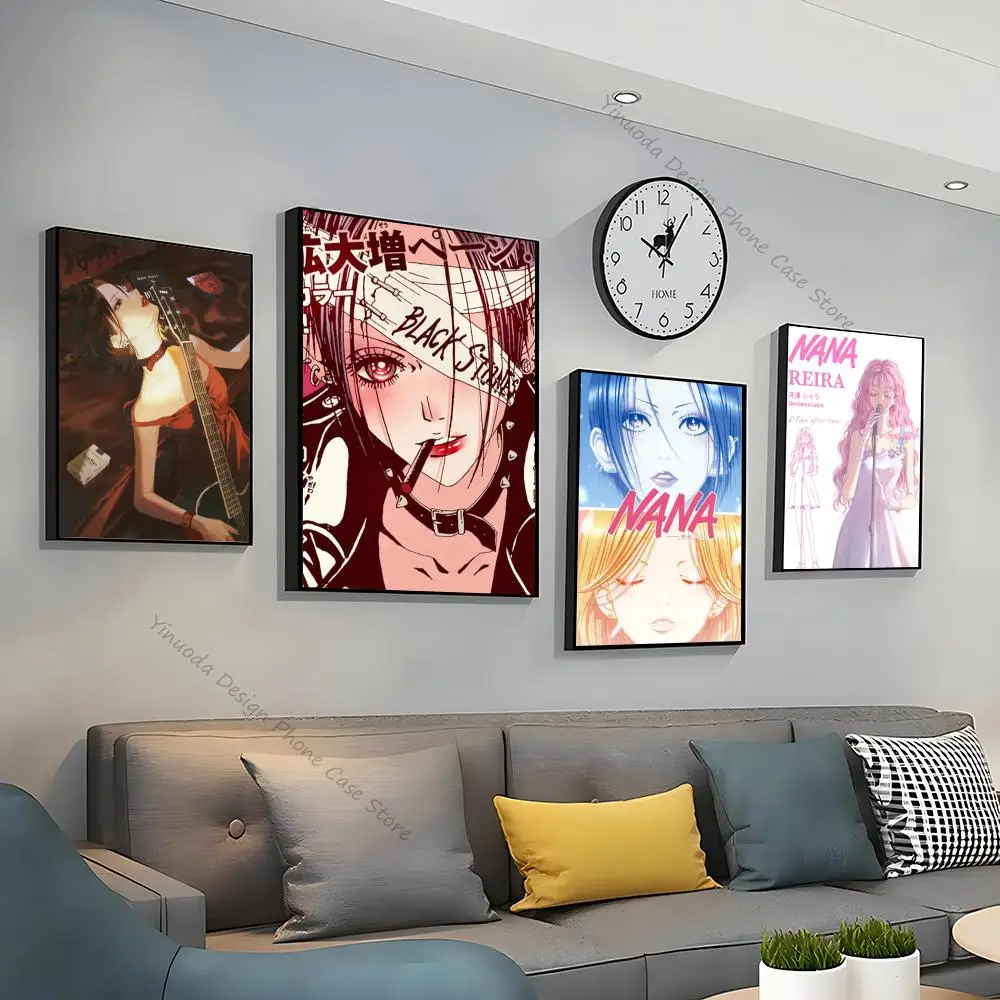1 шт. японский аниме ролевая Нана плакат бумажная печать для дома спальни Вход Бар