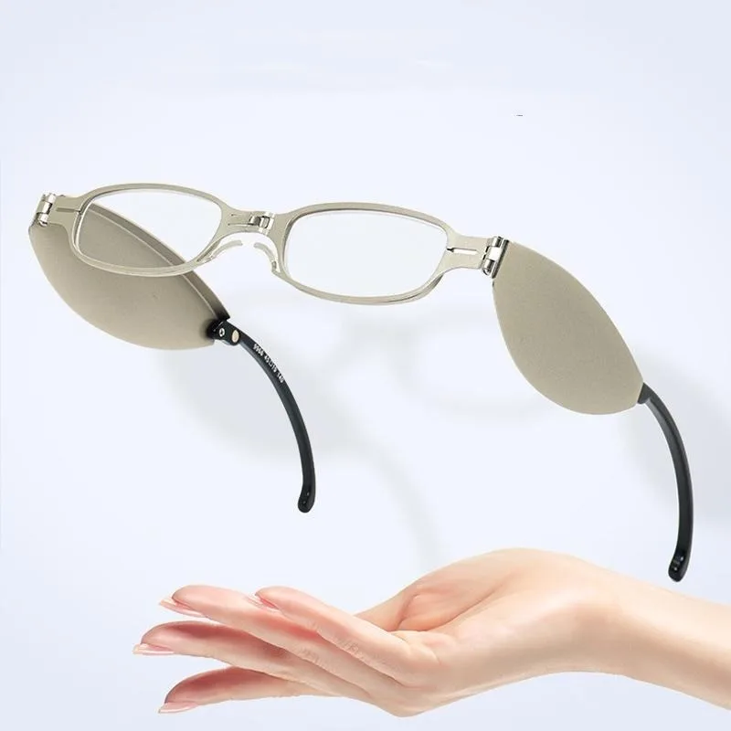 

Карманные складные очки для чтения унисекс, компактные очки для чтения с защитой от синего света, очки с оригинальным чехлом, 2023