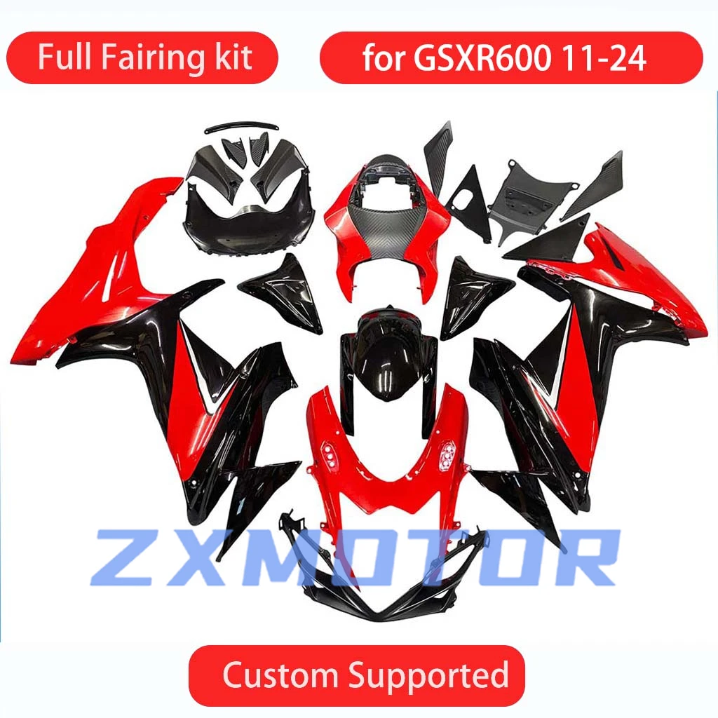 Для GSXR600 GSXR750 2011-2024 Бесплатные обтекатели на заказ GSXR 600 750 11-24 Prime Бесплатный