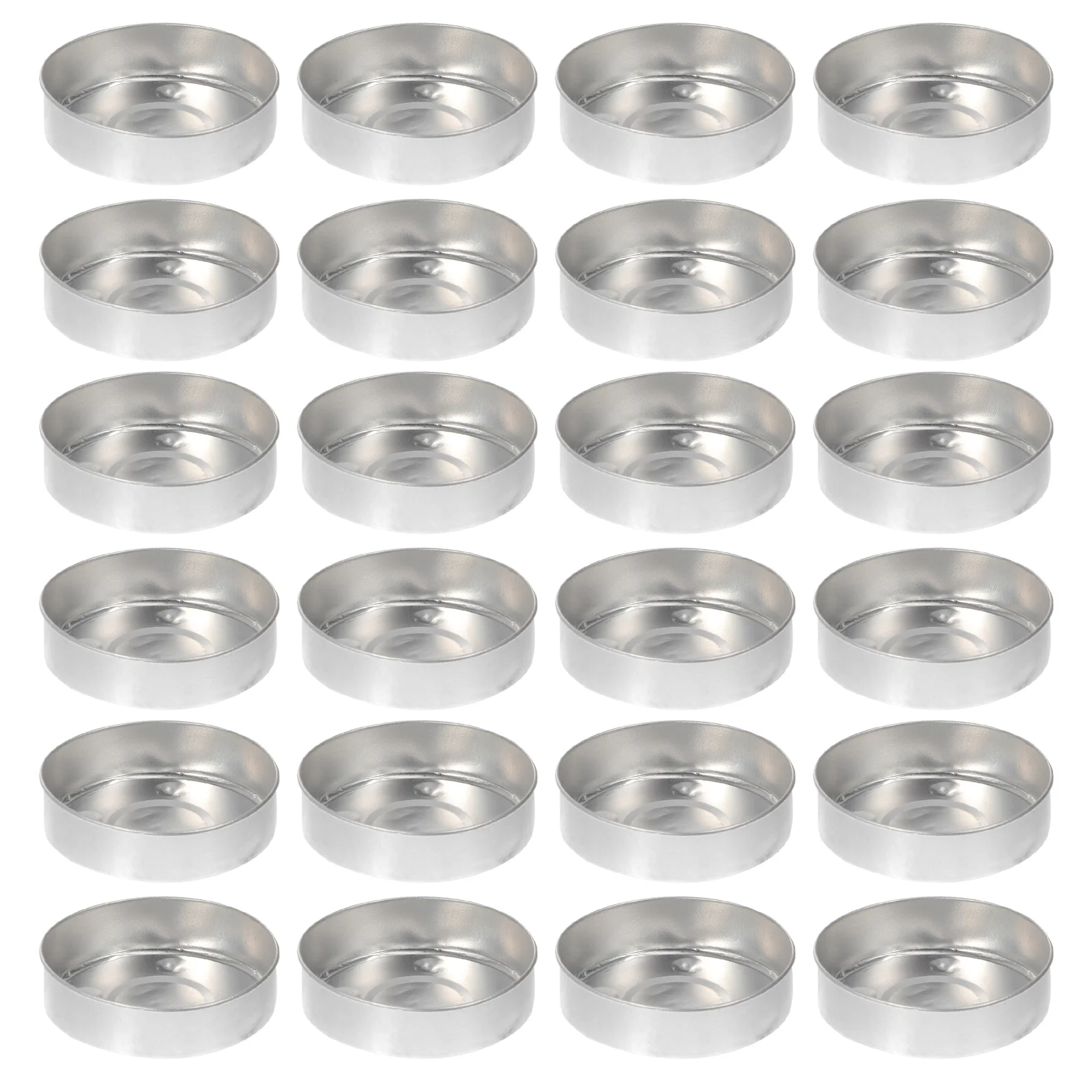 

Tea Light Tins Empty Cups Case Making Tealight Wax Container Tin Metal Jars Aluminum Containers Cup Supplies Organizer Wick