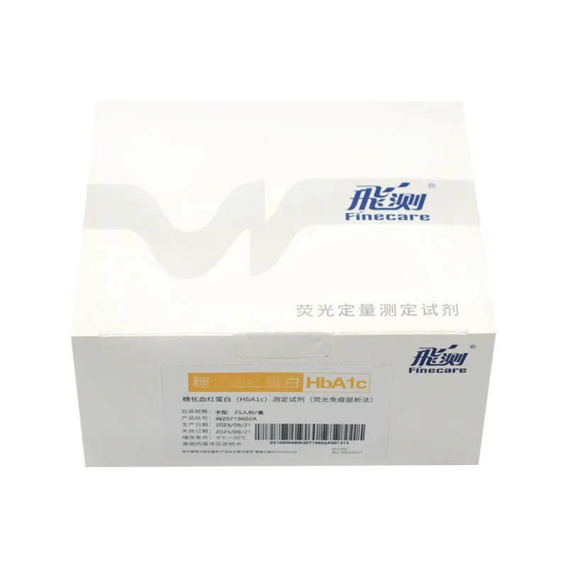 Фото Гемоглобина Wondfo Glycated HbA1c, реагент в сборе, комплект HbA1c, 20/40, тест-полоски №1