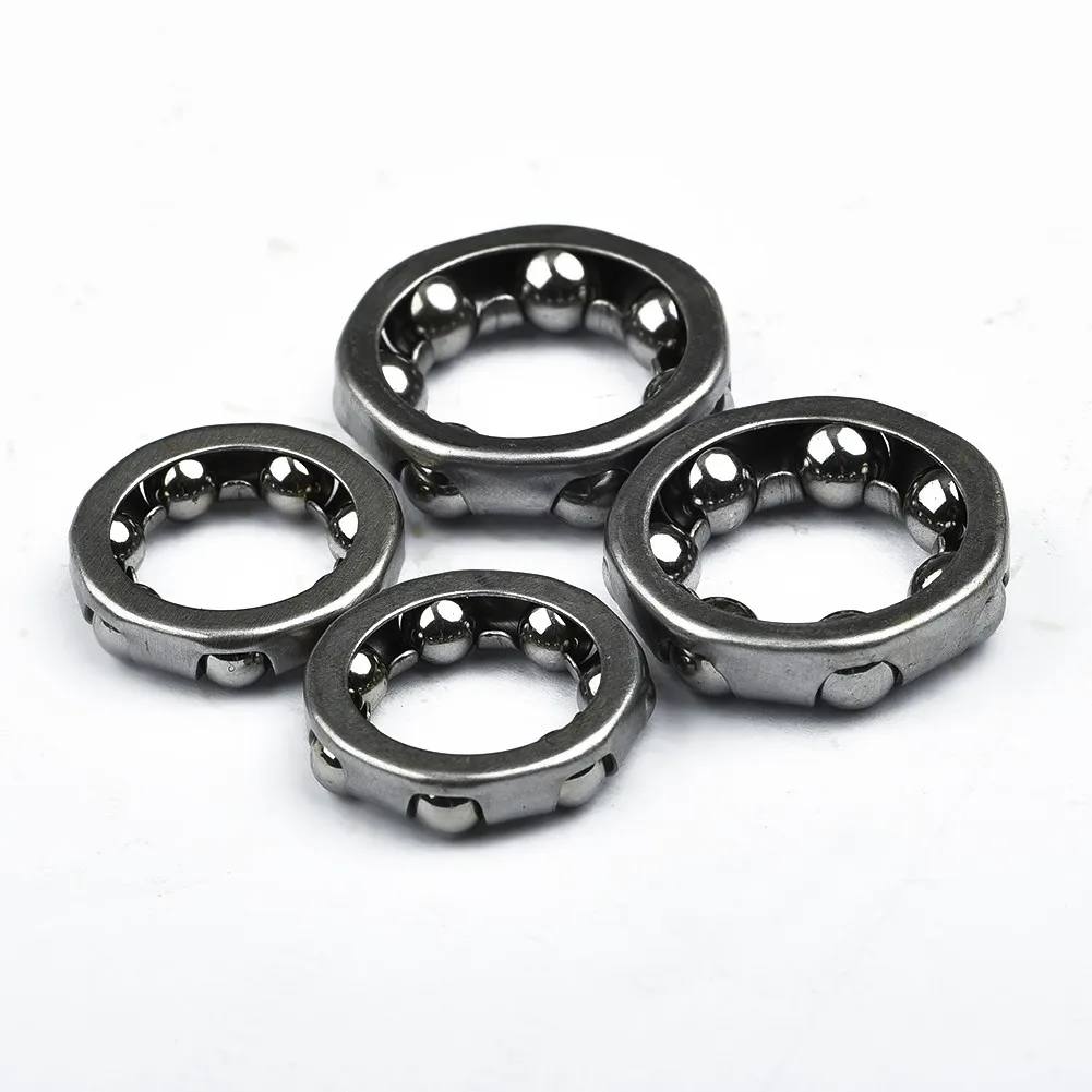 

Bike Bicycle Full Set Wheel Hub Bearings 3/16\" And 1/4\" - Front And Rear (Pair) Steel Ball Rack Bike Accessories
