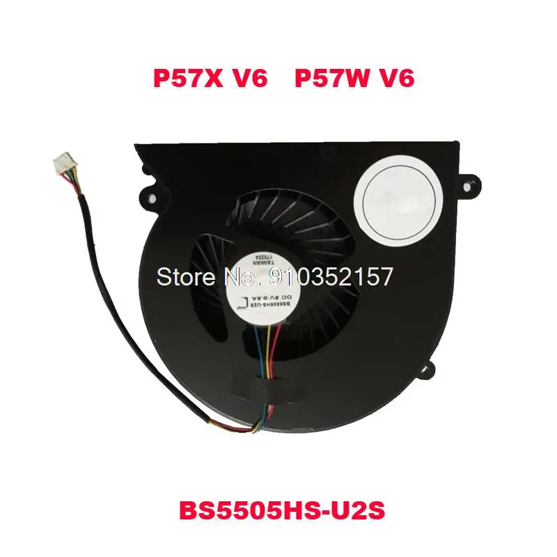 

Laptop CPU FAN For Gigabyte P57X V6 P57W V6 BS5505HS-U2S DC 5V 0.5A BS5505HS U2S New