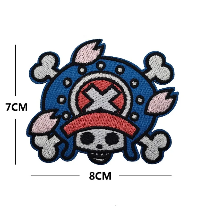 Нашивки One Piece с Луффи, вышитые нашивки для одежды, термоаппликации, мультяшные нашивки для рюкзаков, жилетов, головных уборов, нашивки-магия, подарки (art.: 3920da32a055e) - 3920da32a055e