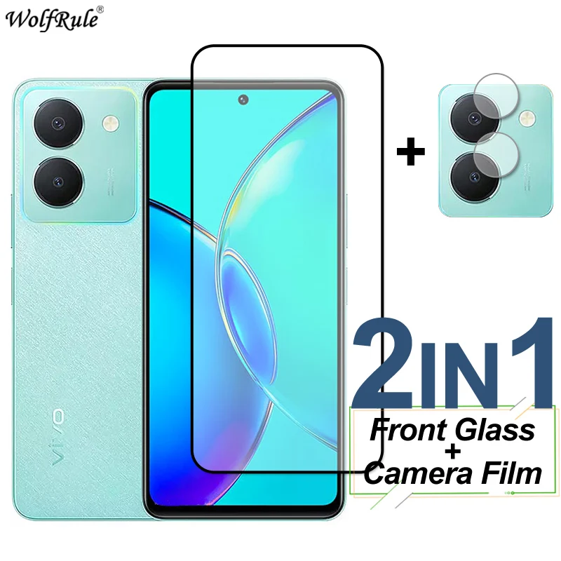 

Full Cover Tempered Glass For ViVo Y36 Y35 Screen Protector Protective Phone Camera Lens Film On For ViVo Y36 Y35 Plus Glass