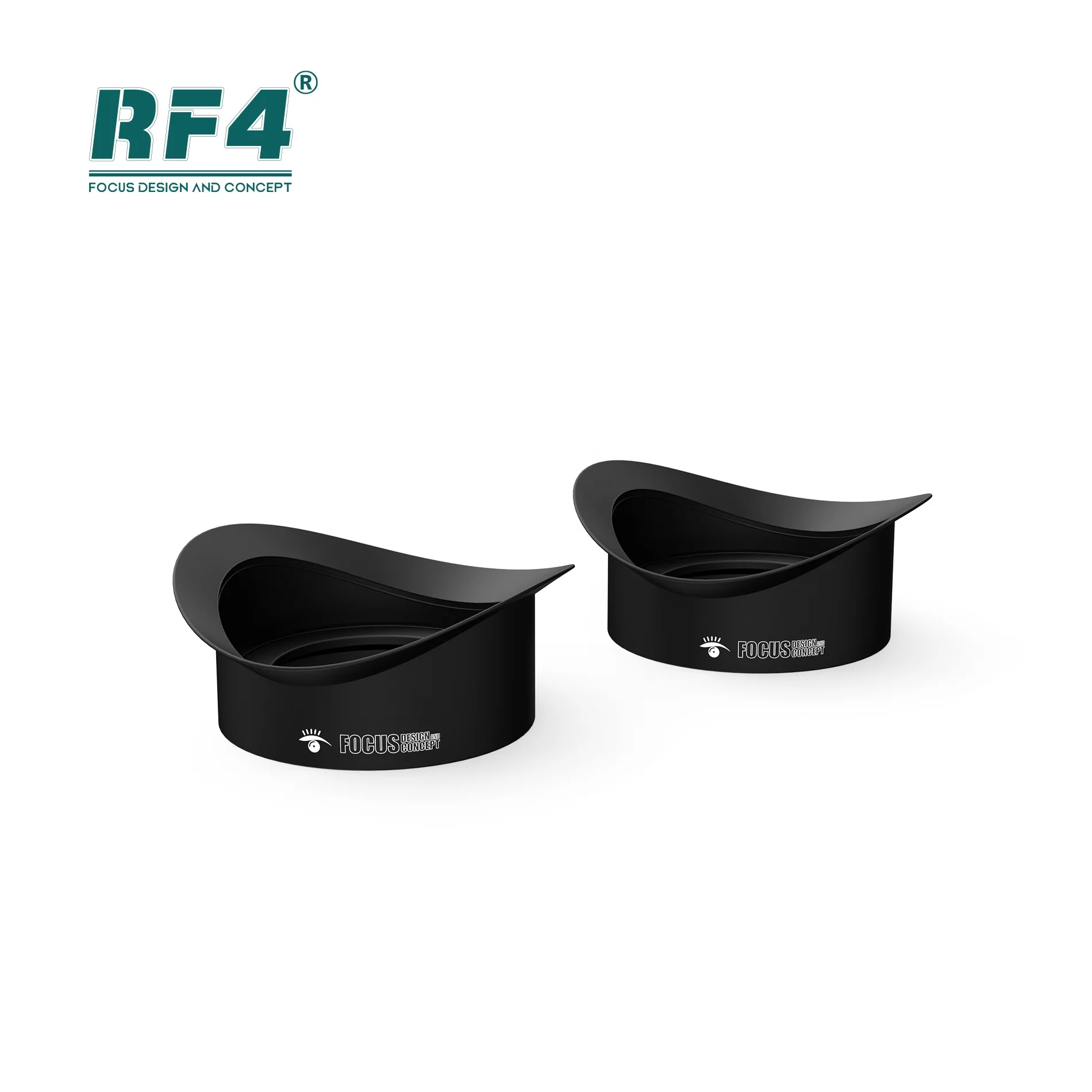 

1 Pair RF4 Microscope Eyepiece Cover Rubber Guards For Binocular Trinocular Stereo 10X/22 Microscope Eyepiece