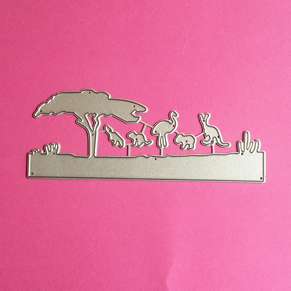 Австралийское животное кенгуру Страус скрапбукинг вырубные штампы Yiwu