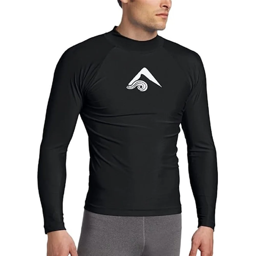 

Surf T-shirt Rashguard Men Swimsuit Swimming T-shirt Beach UV Protection Swimwear Rash Guard Long Sleeve Surfing Diving Swimsuit