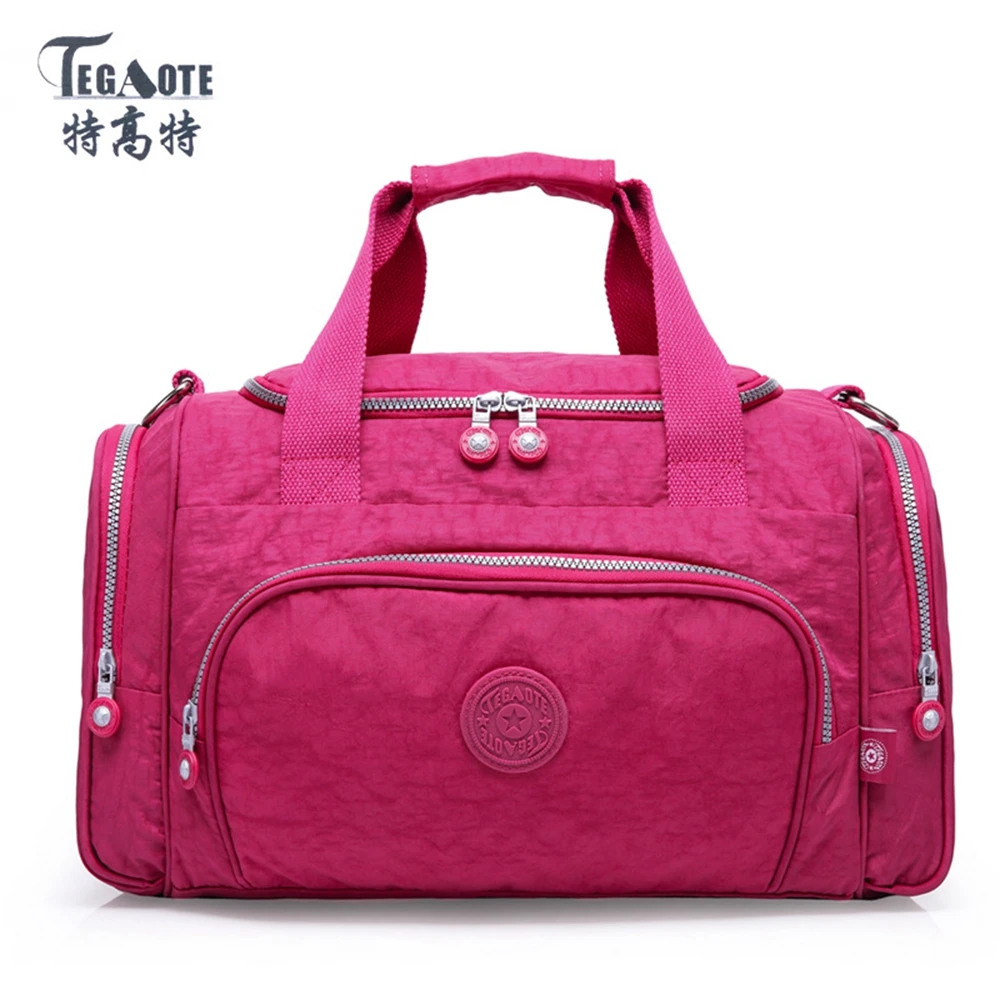 TEGAOTE luggage bag Women Large Capacity Travel Bag Men Nylon Waterproof Fashion zipper storage bags laptop hand bags Outdoor