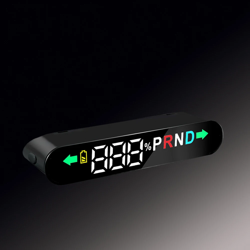 

HUD Display Car HUD Black Head-Up Display Parking Display Signal Gear Turn Signal Vehicle Speed 12V Door Opening Reminder