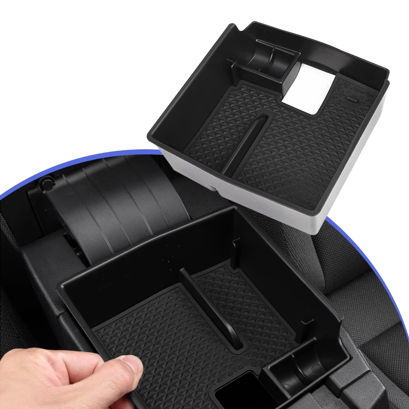 

1X Car Central Armrest Storage Box for Toyota Corolla E210 2019 2020 2021 2022 Cross Levin Center Console Flocking Organizer