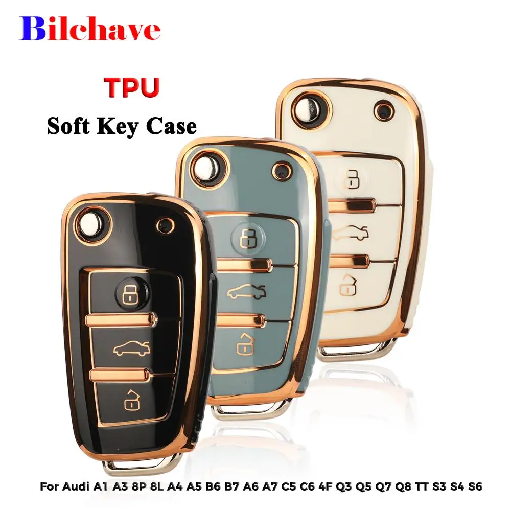 jingyuqin для Audi A1 A3 8P 8L A4 A5 B6 B7 A6 A7 C5 C6 4F Q3 Q5 Q7 Q8 TT S3 S4 S6 RS аксессуары чехол автомобильного