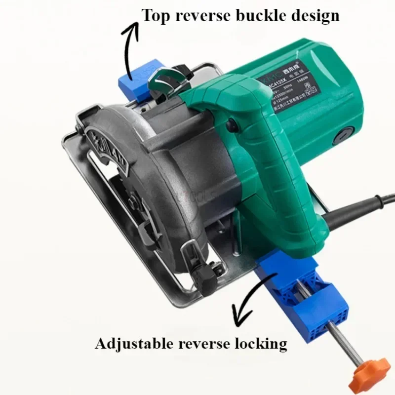 Electric Circular Saw Milling Positioning Clamp ABS Quick Fix Jig Back Board Clip for 4-inch Cutting Machine