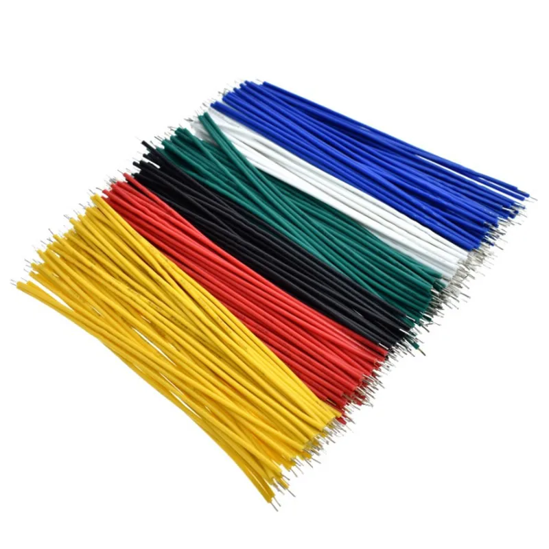 

L50-150mm Tin-Plated Breadboard PCB Solder Cable 24AWG 22AWG Fly Jumper Wire Cable Tin Conductor Wires UL1007 Connector Wire