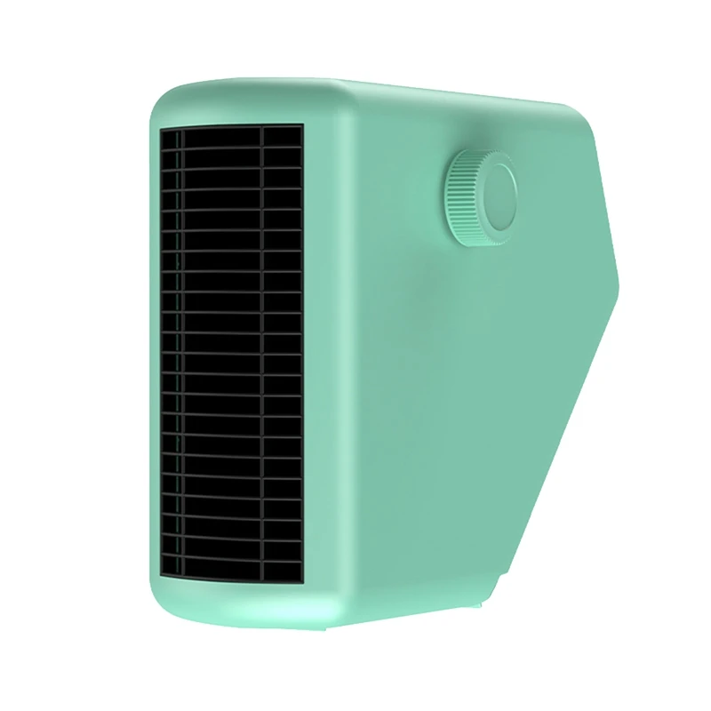 

Winter Bedroom Heating Warmer 500W-800W For MINI Portable Desktop Heater Space Winter Warmer Machine Green US Plug