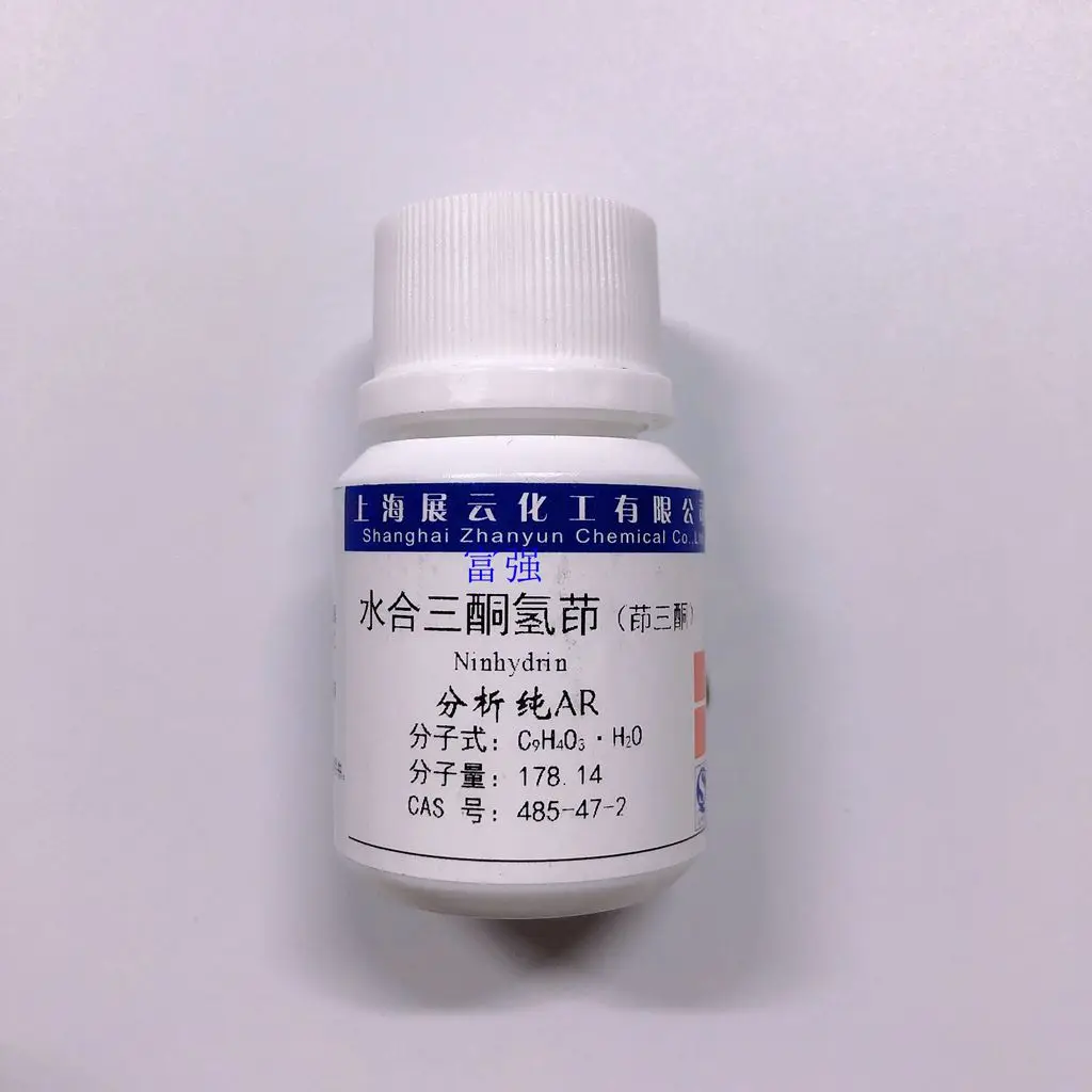 

Reagent: Trinin Hydroindin Hydrate (Ninhydrin) 5 G Pure Analysis Shanghai Zhanyun 485-47-2