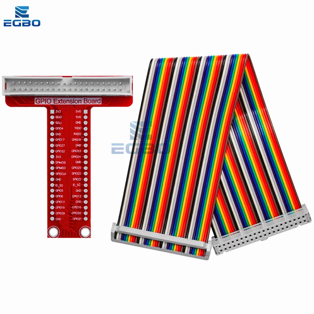 Адаптер платы расширения EGBO T типа GPIO с 20 см FC40pin плоский ленточный кабель для