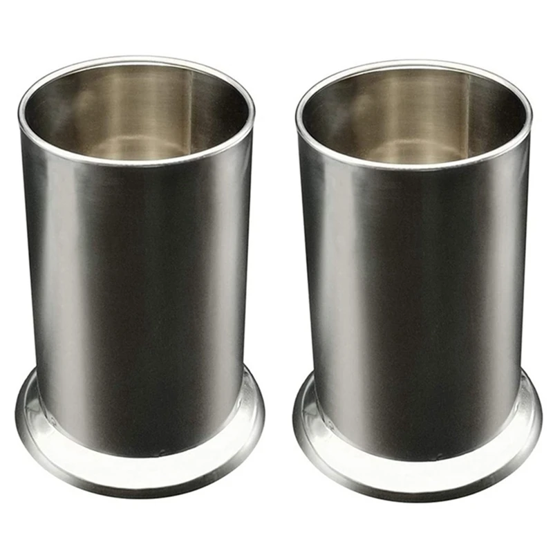 

4X Stainless Steel Straw Holder, Counter-Top Straw Dispenser, Cutlery Organizer, Spoons Forks Chopsticks Storage