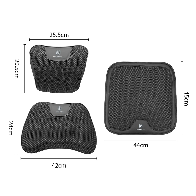 Автомобильная подушка для сиденья дышащая подголовник поясничная Proton Exora irice R3 Wira