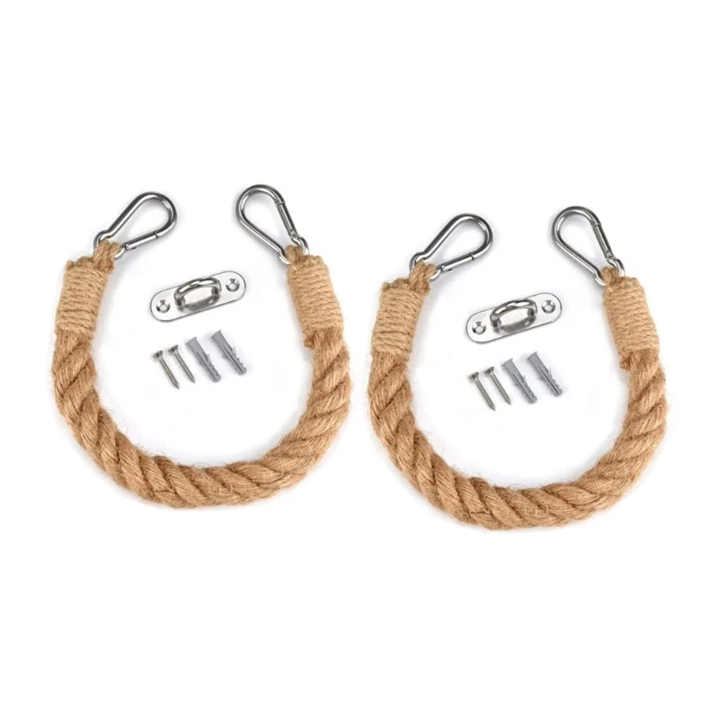 

Country Toilet Paper Holder Bath Hemps Rope Tissue Rings Simple Installs