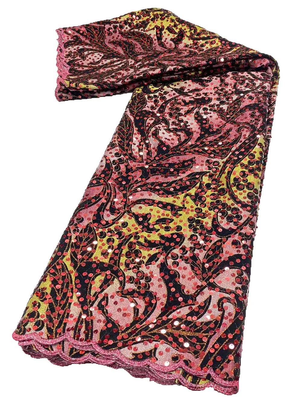 Блестки ручной работы флокирующая кожа бархатная ткань 2022 африканская Тюлевая