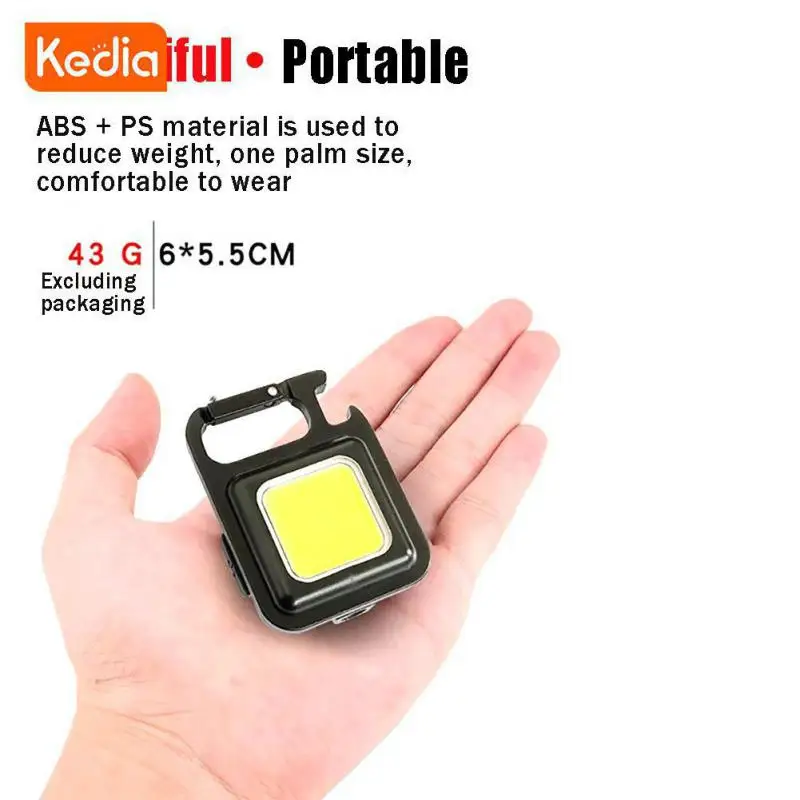 

Mini Led Small Portable Bottle Opener Emergency Lamp Multifunctional For Outdoor Camping Climbing Work Light Dropshipping Torch