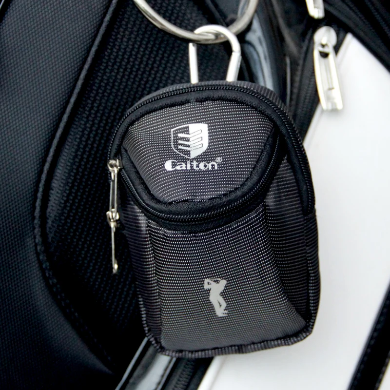 GLOOF 5pcs Lightweight Canvas Mini Golf Ball Holder Pouch Bag - Golf Tees Pouch Bag