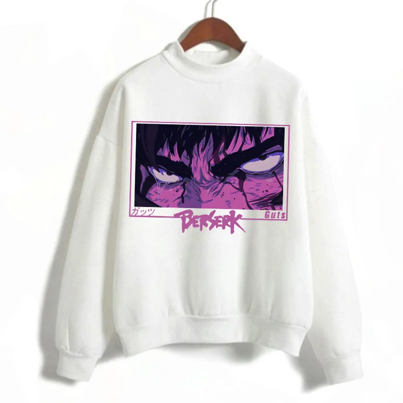 

Anime Berserk Guts hoodies women printed Ulzzang grunge graphic female hoody pullover y2k aesthetic printed